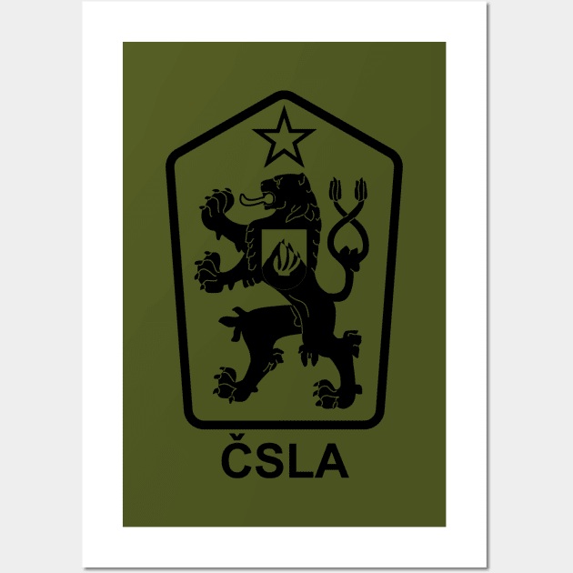 Czechoslovak Army - ČSLA Wall Art by enigmaart